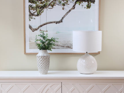 Boden Ceramic Table Lamp - White
