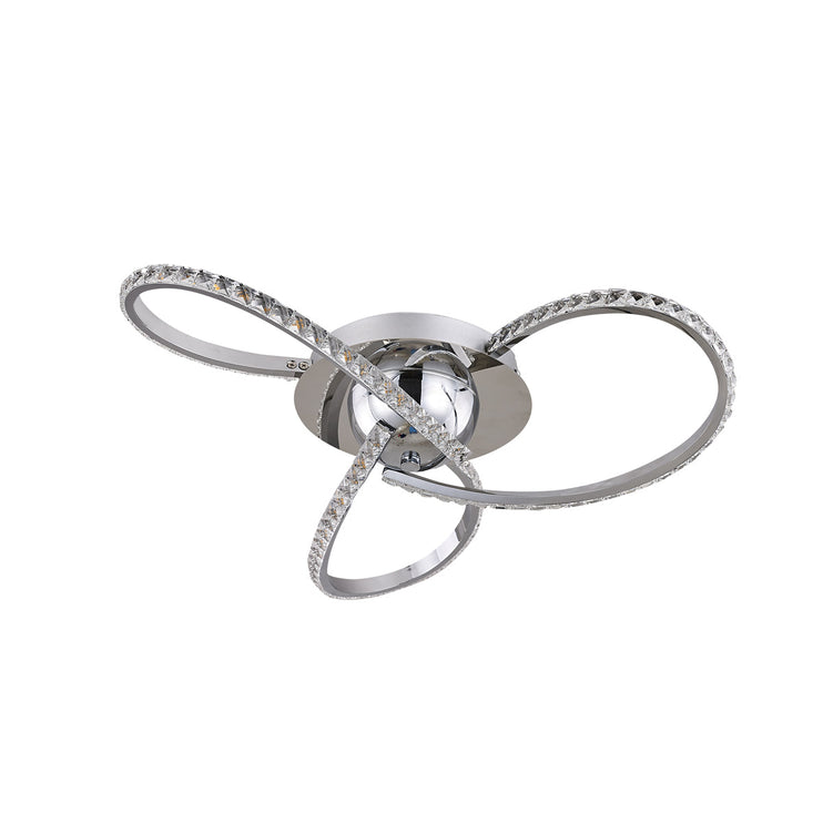 Irie Dimmable 3 Lights LED Ceiling Light - Chrome