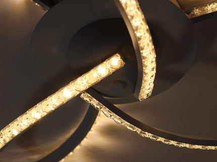 Irie Dimmable 3 Lights LED Ceiling Light - White