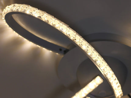 Irie Dimmable 3 Lights LED Ceiling Light - White