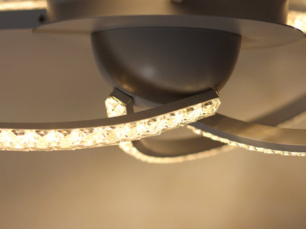 Irie Dimmable 3 Lights LED Ceiling Light - White