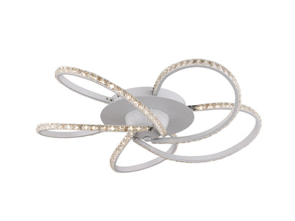 Irie Dimmable 5 Lights LED Ceiling Light - White