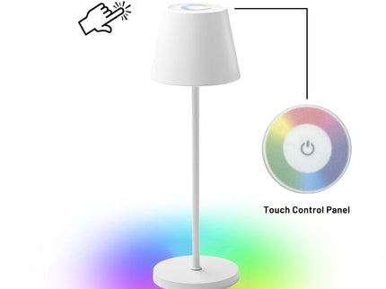 Enoki Portable RGB Table Lamp - White