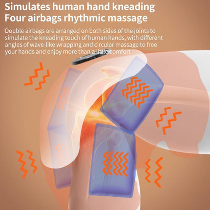 Rechargeable Heating Knee Massager Dual Joint Pad Wg-Jb-704 - Single