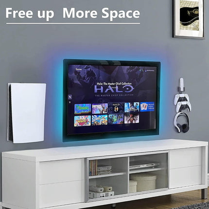 Universal Wall Mount for Ps5 Console - no Headset Handle Included - Excluding Headset Handle Bracket
