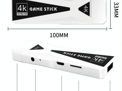 Portable 3D Game Console For Psp Tv Stick - Retro Wireless Gamepad - 128G - 128G