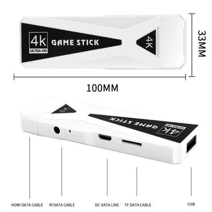 Portable 3D Game Console For Psp Tv Stick - Retro Wireless Gamepad - 128G - 128G