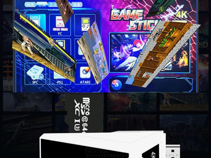 Portable 3D Game Console For Psp Tv Stick - Retro Wireless Gamepad - 128G - 128G