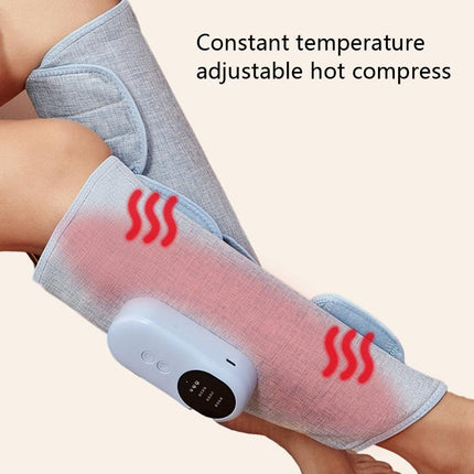 Wireless Leg Massager Pink Double Hot Compress + Air Pressure + Vibration