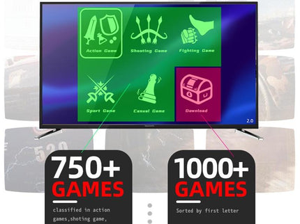 Wireless Y2 Game Console - 830 Hd Games Somatosensory Version