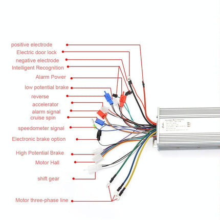 Universal 1200w Dual Mode Electric Bike Controller