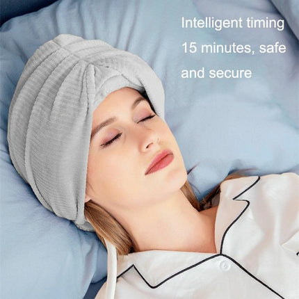 Air Wave Head Massager With Heating & Airbag Compression - Pink