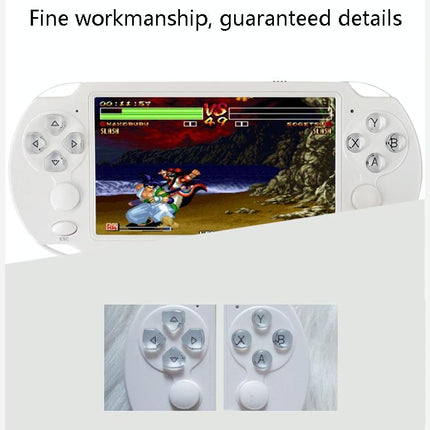 Retro Handheld Game Console With 5.1 Screen & 8G Memory - Blue