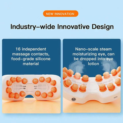 Smart Eye Massager With Vibration & Hot Compress White