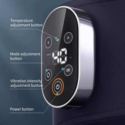 Hot Compress Waist Massager For Period Pain Relief Navy Blue