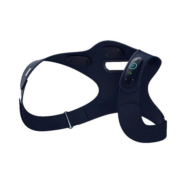 Electric Shoulder Neck Massage Belt Back Correction Belt Navy Blue