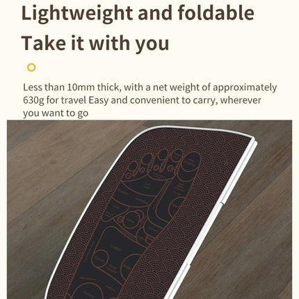 Foldable Ems Foot Massager Pad With Remote Coffee