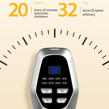 Foldable Ems Foot Massager Pad With Remote Coffee