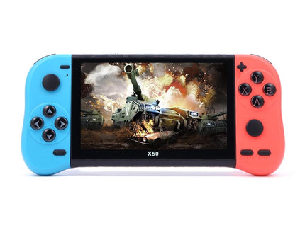 Retro Handheld Game Console With 5.1 Screen 8G Memory 6000+ Games - Black