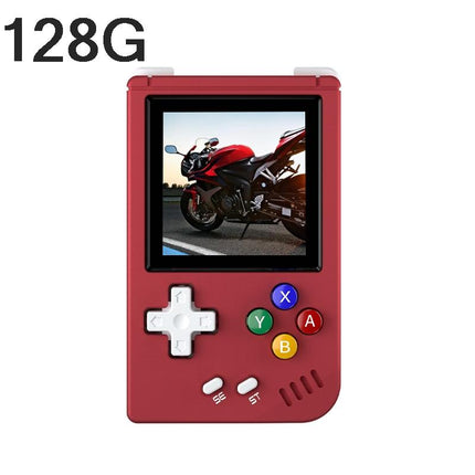 Retro Game Console - 128G 5000 Games 1.54 Ips Linux - Blue - 128G 5000 Games