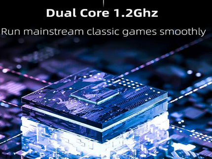 Retro Handheld Game Console With 25K Games - 3.5 Ips Screen - 128G Storage - Transparent Black - 128Gb 28K Games