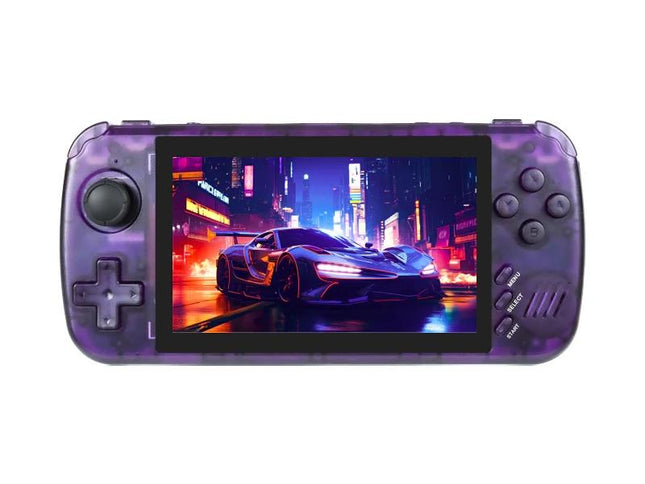 Retro Handheld Game Console - 4.5 Inch Screen - Quad-Core - 32G - Hd Tv Out - Purple Transparent - 32G