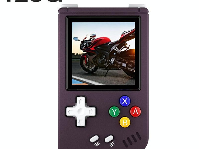 Retro Game Console - 128G 5000 Games 1.54 Ips Linux - Dark Purple - 128G 5000 Games