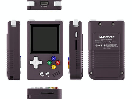 Retro Game Console - 128G 5000 Games 1.54 Ips Linux - Dark Purple - 128G 5000 Games