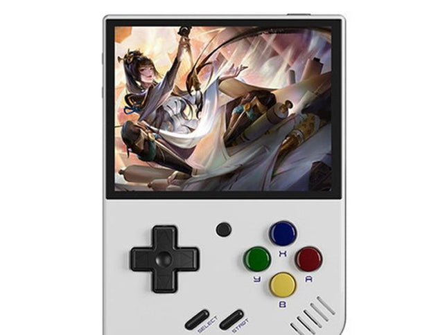 Retro Handheld Game Console With 25K Games - 3.5 Ips Screen - 128G Storage - White - 128Gb 28K Games