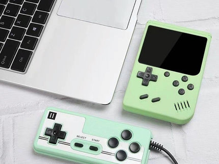 Macaron Mini Handheld Game Console With 800 Built-In Games 3.0 Inch - Pink