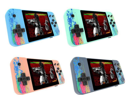 Macaron Handheld Game Console With 3.5 Screen - 800 Built-In Games For Dual Players - Green