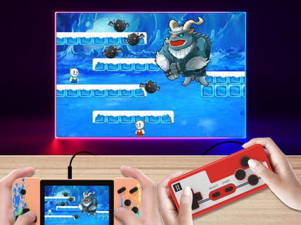 Macaron Handheld Game Console With 3.5 Screen - 800 Built-In Games For Dual Players - Green
