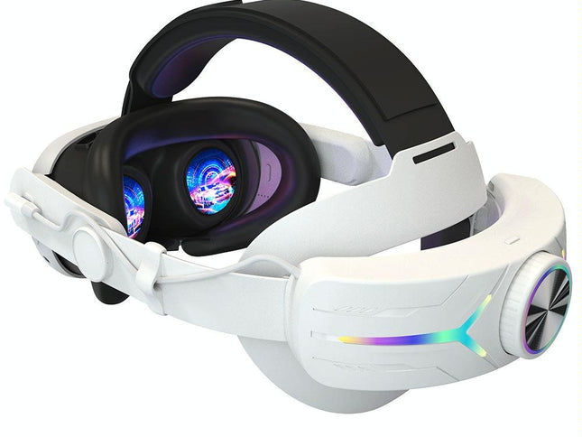 Foldable Rgb Headset for Meta Quest 3 - Usb Rechargeable - Black