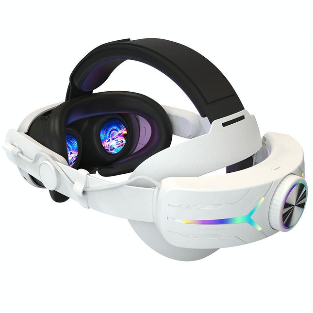 Foldable Rgb Headset for Meta Quest 3 - Usb Rechargeable - Black