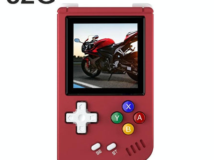 Retro Game Console - 128G 5000 Games 1.54 Ips Linux - Red - 128G 5000 Games
