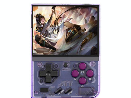 Retro Handheld Game Console With 25K Games - 3.5 Ips Screen - 128G Storage - Transparent Purple - 128Gb 28K Games
