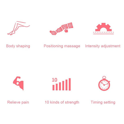 Intelligent Air Wave Pressure Massager Single Hand Pink