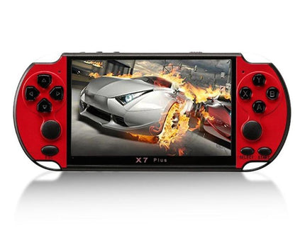 Retro Classic Handheld Game Console With 5.1 Hd Screen & 8G Memory - Supports Mp4 / Ebook - Red