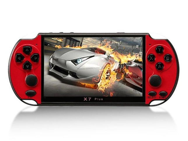 Retro Classic Handheld Game Console With 5.1 Hd Screen & 8G Memory - Supports Mp4 / Ebook - Red