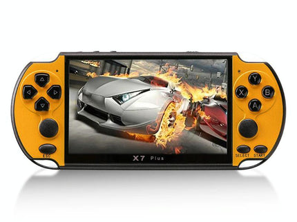 Retro Classic Handheld Game Console With 5.1 Hd Screen & 8G Memory - Supports Mp4 / Ebook - Yellow