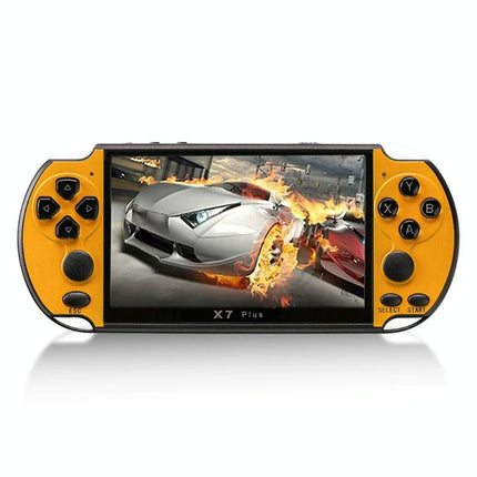 Retro Classic Handheld Game Console With 5.1 Hd Screen & 8G Memory - Supports Mp4 / Ebook - Yellow