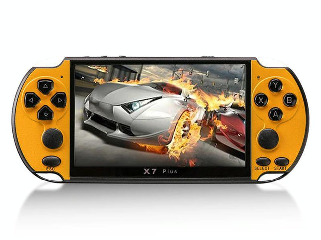 Retro Classic Handheld Game Console With 5.1 Hd Screen & 8G Memory - Supports Mp4 / Ebook - Yellow