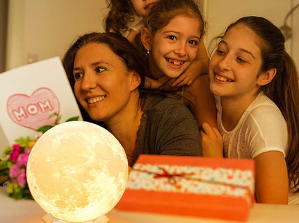3D Moon Lamp Night Light Moonlight Desk Table Smart Phone Montion Sensor