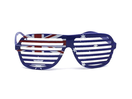 AUSTRALIA FLAG SUN GLASSES Blinds Party Costume Day Aussie Sunnies Sunglasses