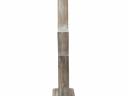 33cm Bamboo Star LED Table Lamp Light Modern Bedside - Antique Timber