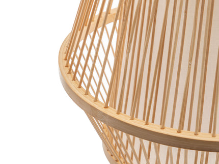 Natural Woven Bamboo Empire Pendant Lamp Hanging Light Bell Shade Boho Tropical