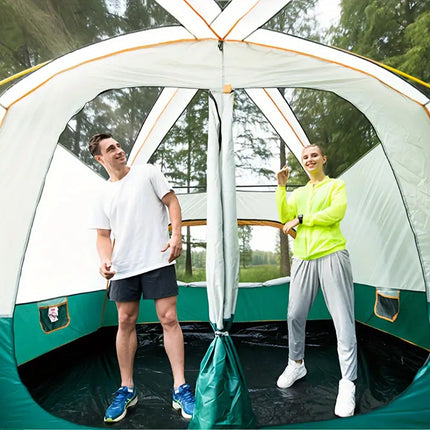 Tasman 3-5 Person Tent Camping Hiking Festival Sleeping - Green