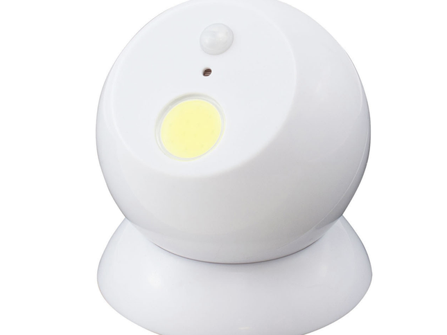 Brillar Motion Activated Swivel Ball Light - White