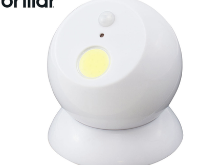 Brillar Motion Activated Swivel Ball Light - White