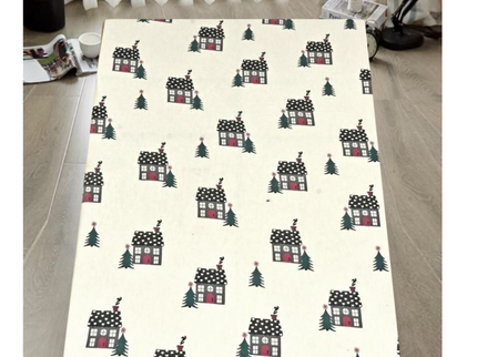 King Luxury 100% Cotton Flannelette Fitted Bed Sheet Xmas Flannel - Beige